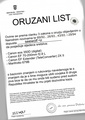 oruzani list